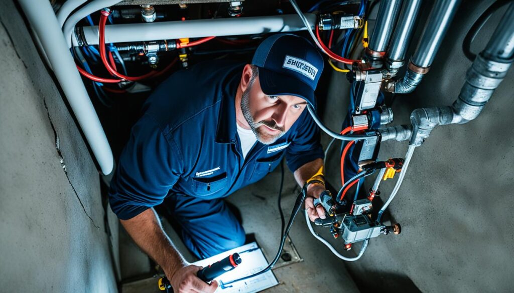 Basement Plumbing Inspection