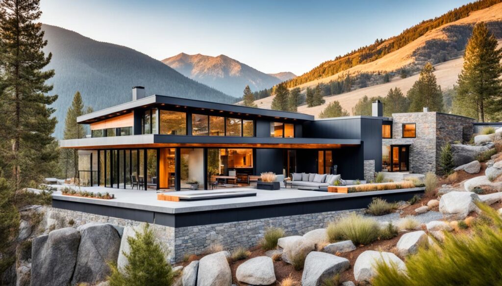 Modern Homes in the Mountains