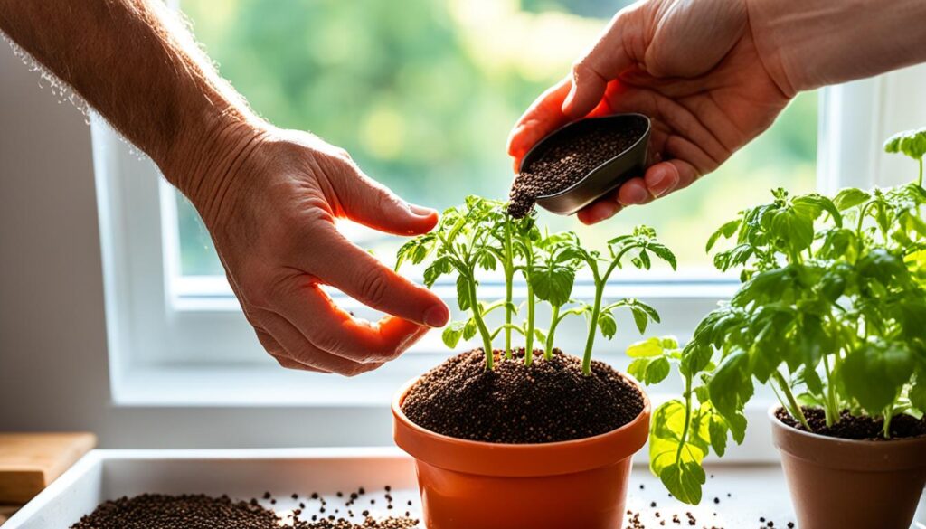 Starting tomato seeds indoors