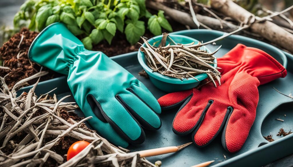 Tomato plant clean up