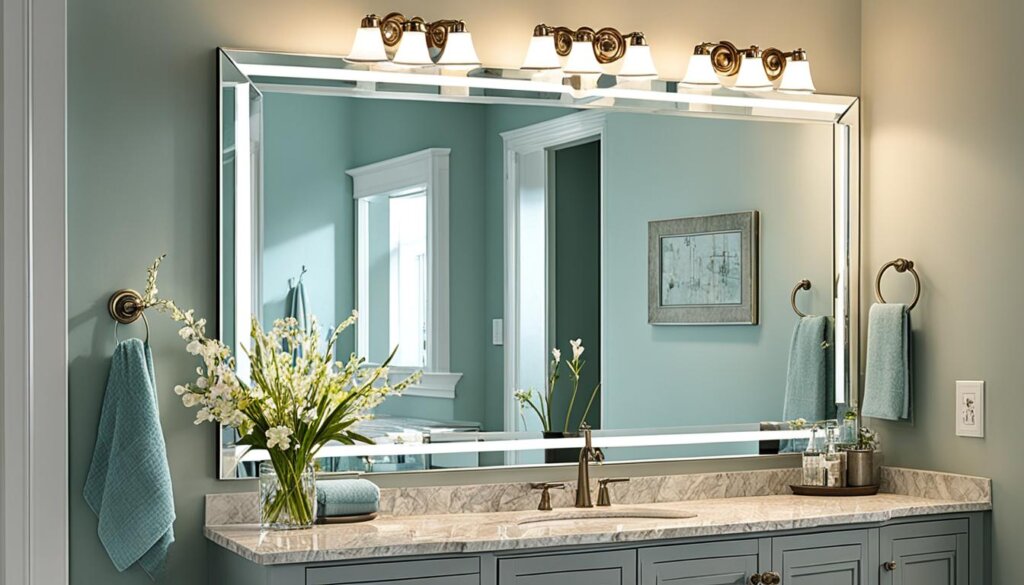 affordable bathroom mirror upgrades