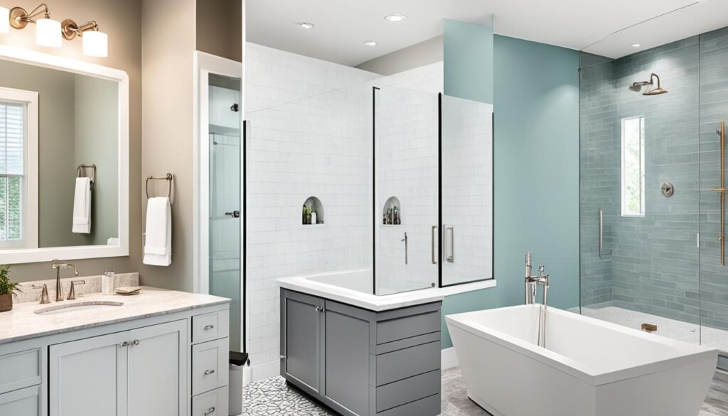 bathroom size and renovation cost