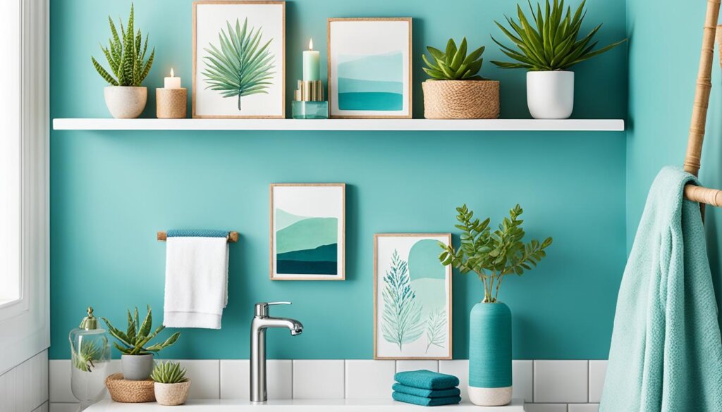 budget-friendly bathroom wall art and decor