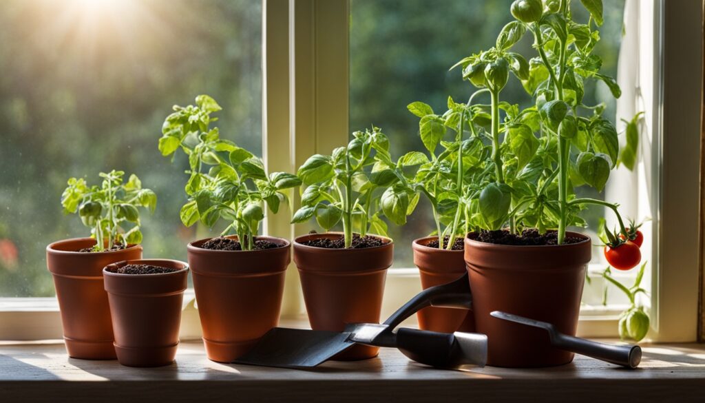 indoor tomato growing