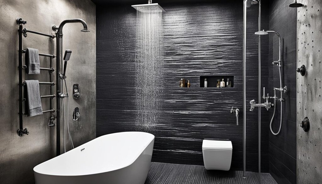 industrial bathroom design