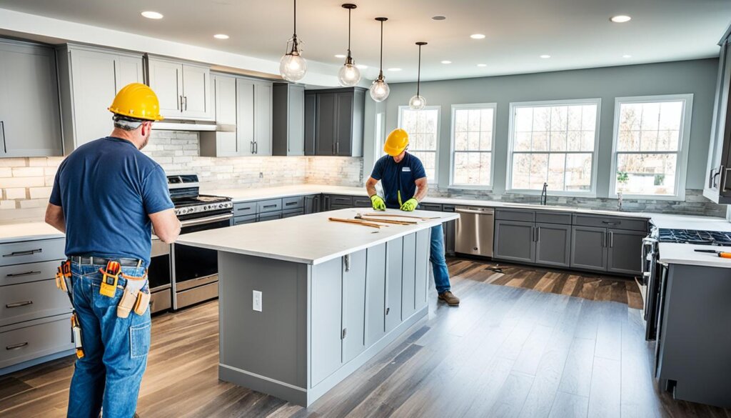 kitchen remodel construction