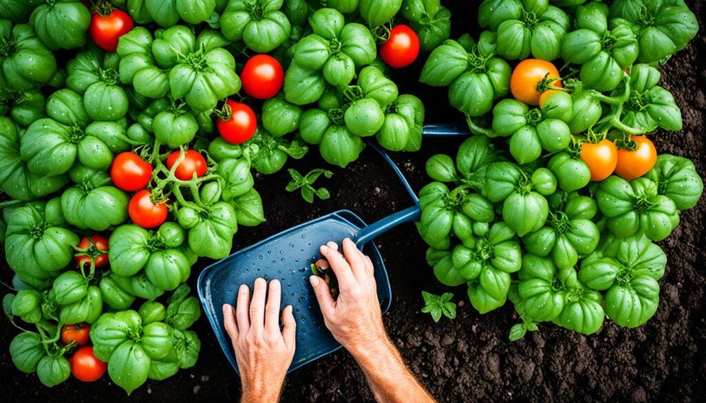 tomato watering